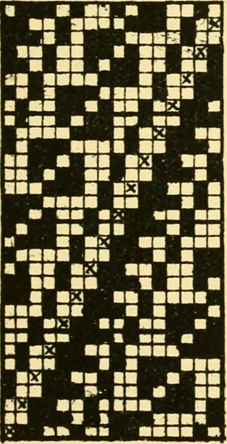 An illustration from Manuscript notes on weaving, 1912, leaf 36