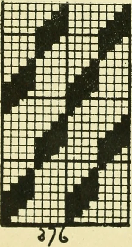 An illustration from Manuscript notes on weaving, 1912, leaf 63