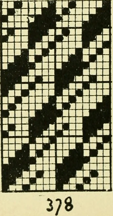 An illustration from Manuscript notes on weaving, 1912, leaf 63
