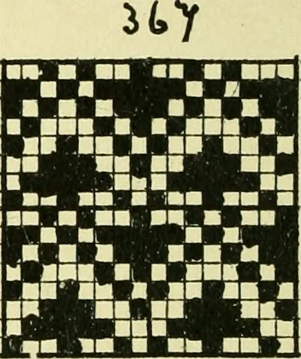 An illustration from Manuscript notes on weaving, 1912, leaf 63