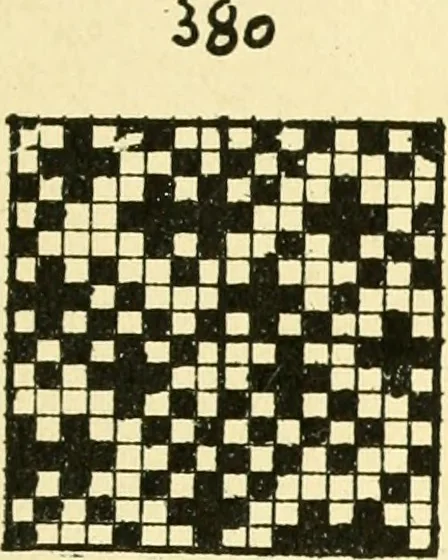 An illustration from Manuscript notes on weaving, 1912, leaf 64