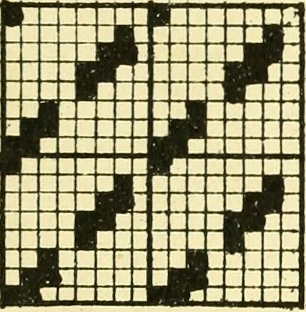 An illustration from Manuscript notes on weaving, 1912, leaf 64