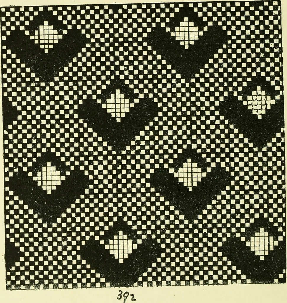 An illustration from Manuscript notes on weaving, 1912, leaf 65