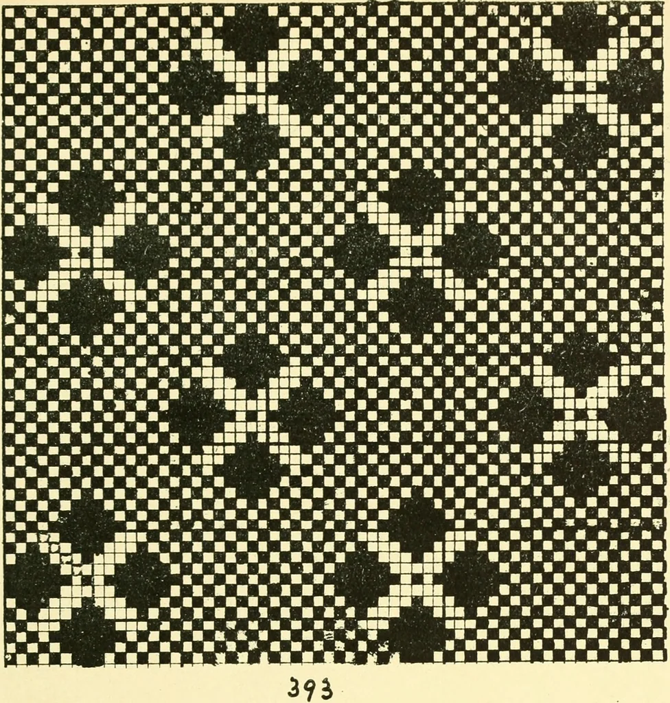 An illustration from Manuscript notes on weaving, 1912, leaf 66