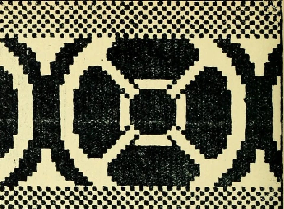 An illustration from Manuscript notes on weaving, 1912, leaf 69
