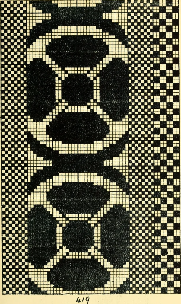 An illustration from Manuscript notes on weaving, 1912, leaf 70