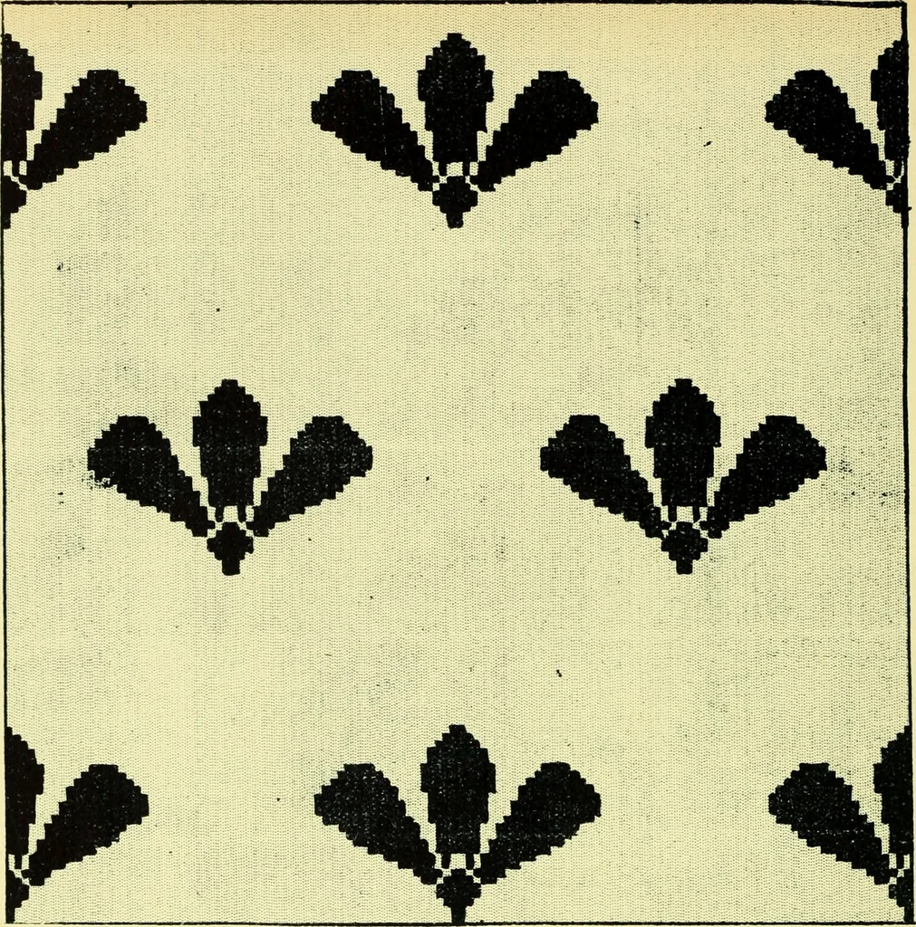 An illustration from Manuscript notes on weaving, 1912, leaf 71