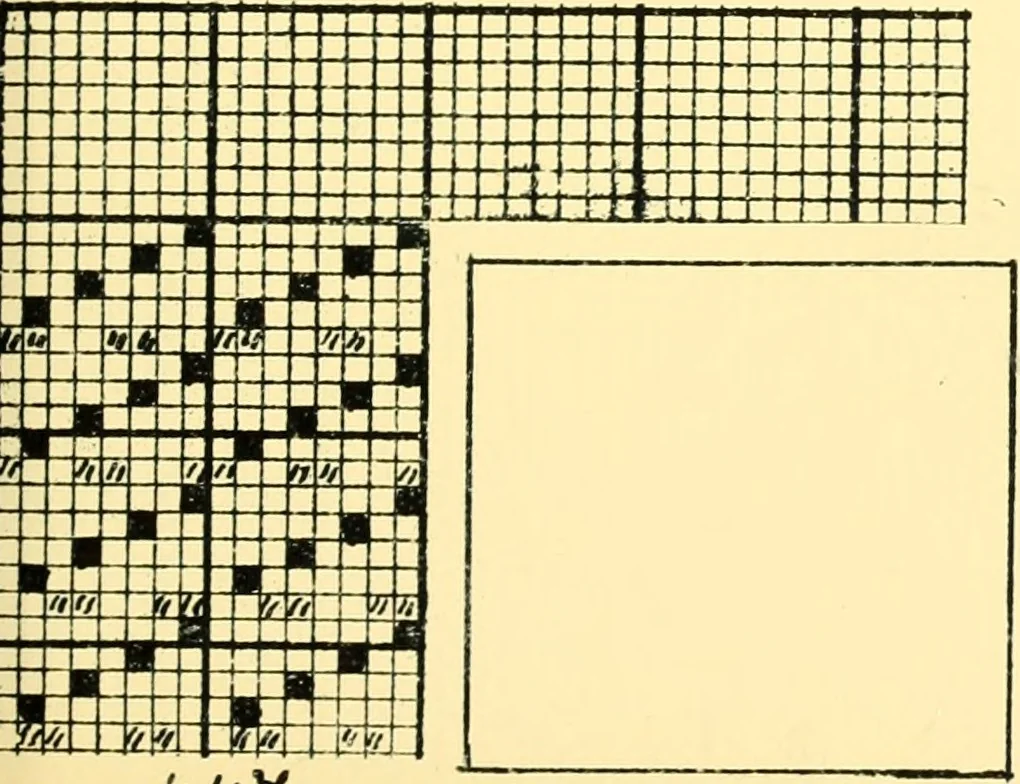 An illustration from Manuscript notes on weaving, 1912, leaf 76