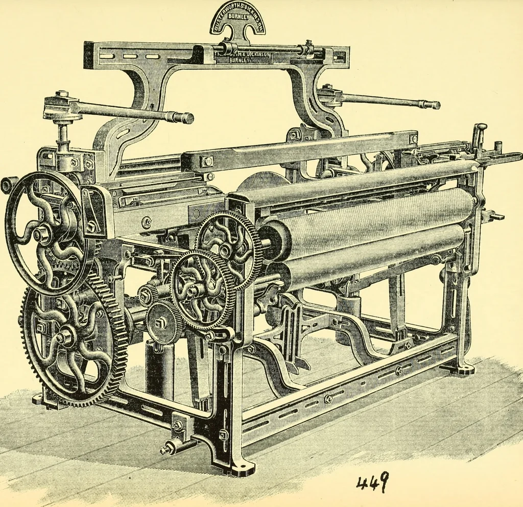 An illustration from Manuscript notes on weaving, 1912, leaf 78