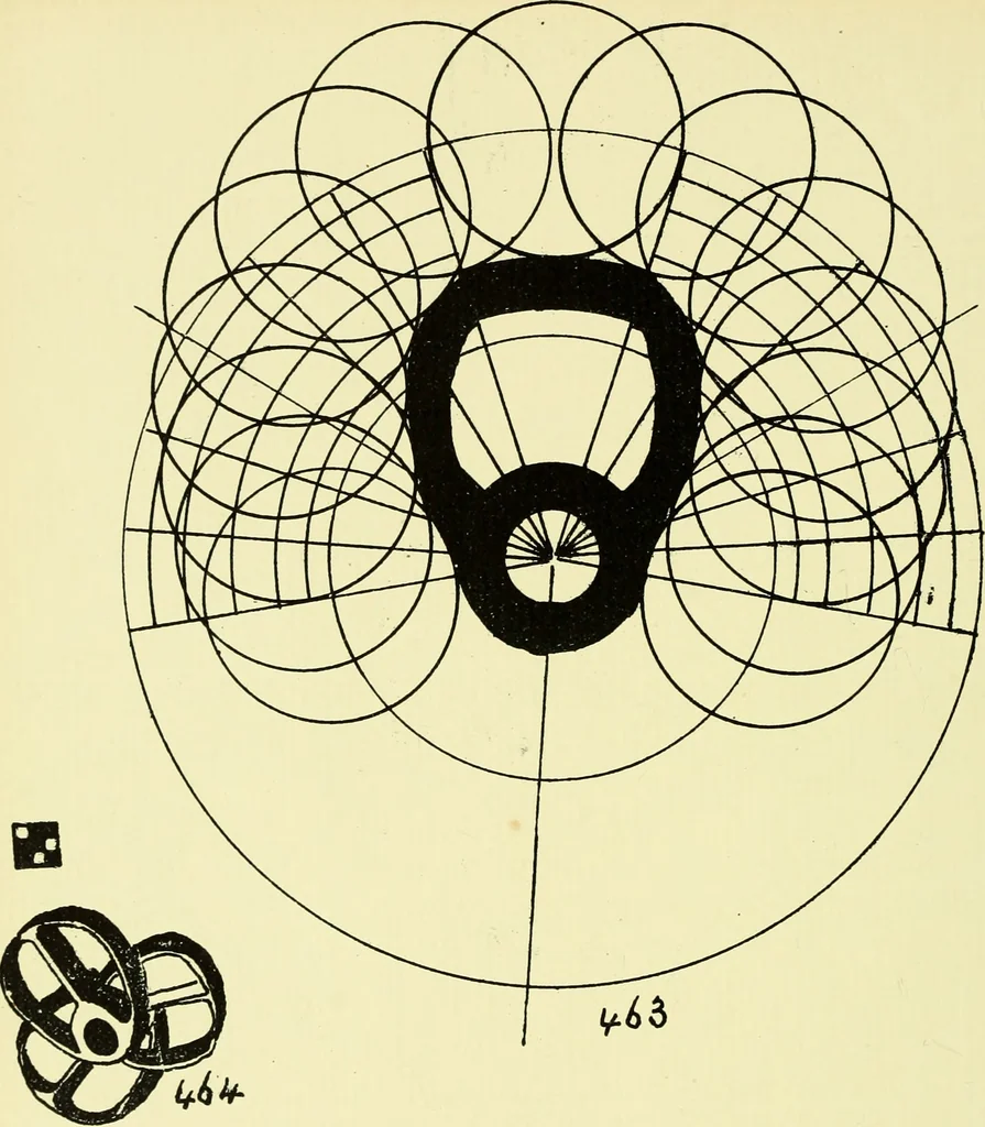 An illustration from Manuscript notes on weaving, 1912, leaf 91