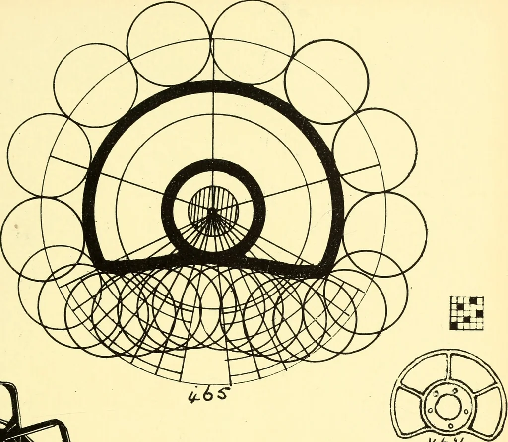 An illustration from Manuscript notes on weaving, 1912, leaf 92