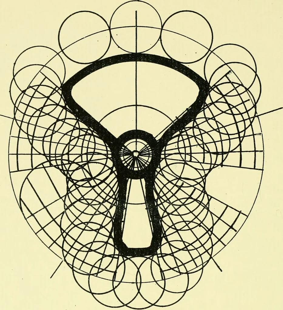 An illustration from Manuscript notes on weaving, 1912, leaf 93