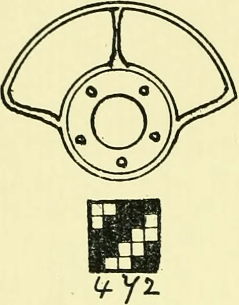 An illustration from Manuscript notes on weaving, 1912, leaf 95