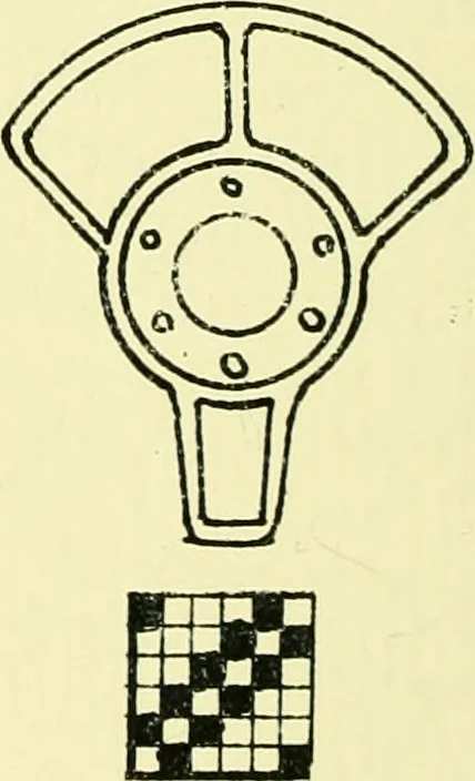 An illustration from Manuscript notes on weaving, 1912, leaf 95