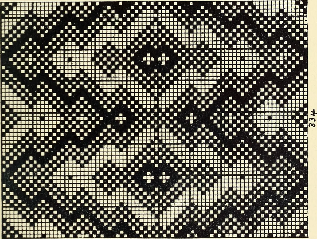 An illustration from Manuscript notes on weaving, 1900, leaf 110