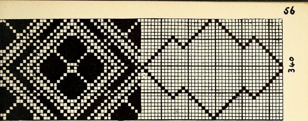 An illustration from Manuscript notes on weaving, 1900, leaf 114