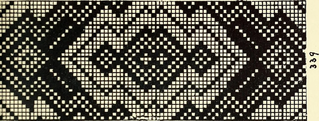An illustration from Manuscript notes on weaving, 1900, leaf 114