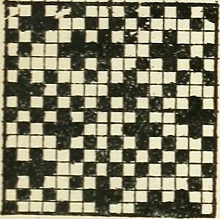 An illustration from Manuscript notes on weaving, 1900, leaf 122