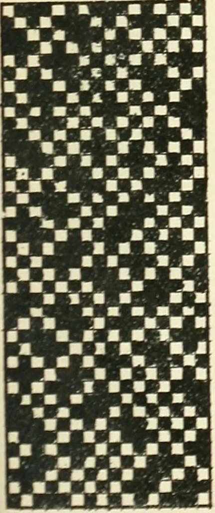 An illustration from Manuscript notes on weaving, 1900, leaf 122