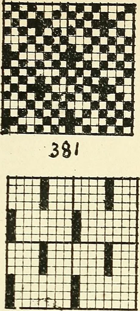 An illustration from Manuscript notes on weaving, 1900, leaf 122