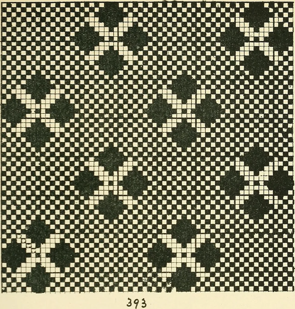 An illustration from Manuscript notes on weaving, 1900, leaf 126