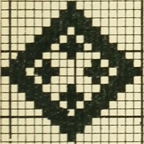 An illustration from Manuscript notes on weaving, 1900, leaf 126