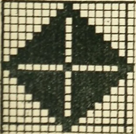 An illustration from Manuscript notes on weaving, 1900, leaf 126