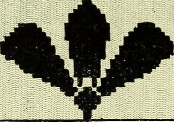 An illustration from Manuscript notes on weaving, 1900, leaf 137