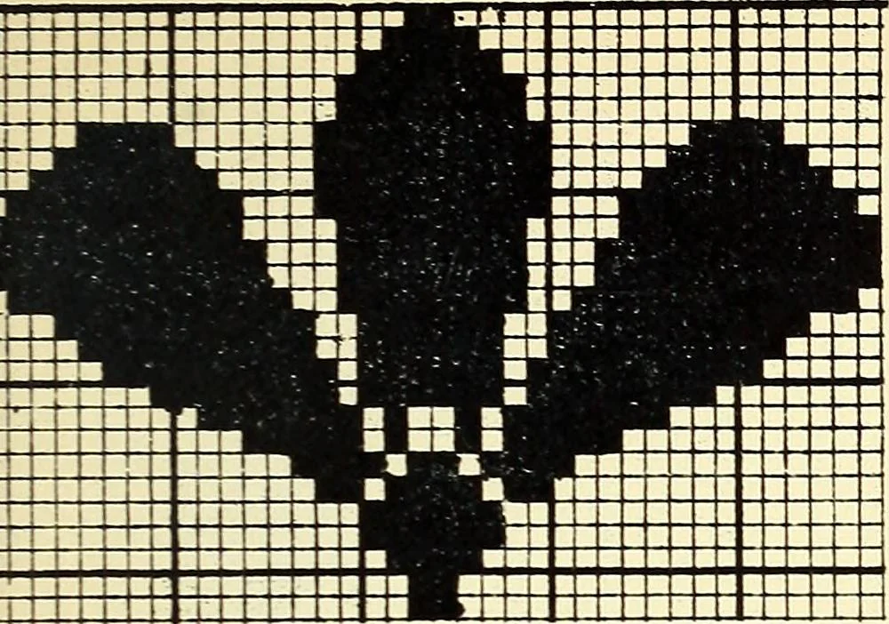 An illustration from Manuscript notes on weaving, 1900, leaf 138