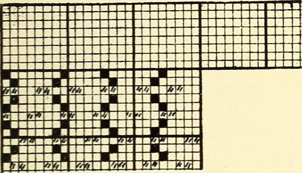 An illustration from Manuscript notes on weaving, 1900, leaf 146