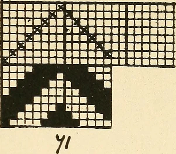 An illustration from Manuscript notes on weaving, 1900, leaf 18