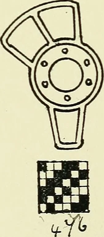 An illustration from Manuscript notes on weaving, 1900, leaf 185