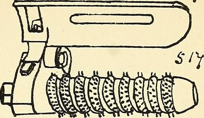 An illustration from Manuscript notes on weaving, 1900, leaf 246