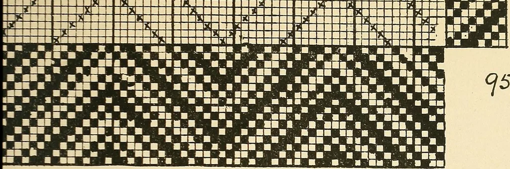 An illustration from Manuscript notes on weaving, 1900, leaf 26