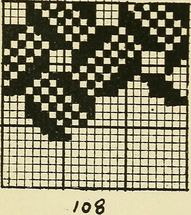 An illustration from Manuscript notes on weaving, 1900, leaf 33