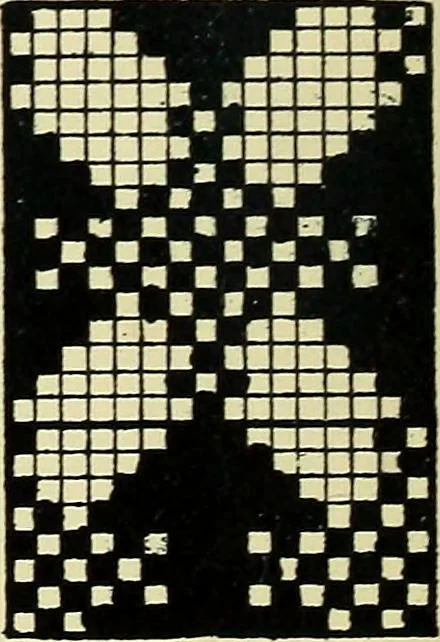 An illustration from Manuscript notes on weaving, 1900, leaf 41