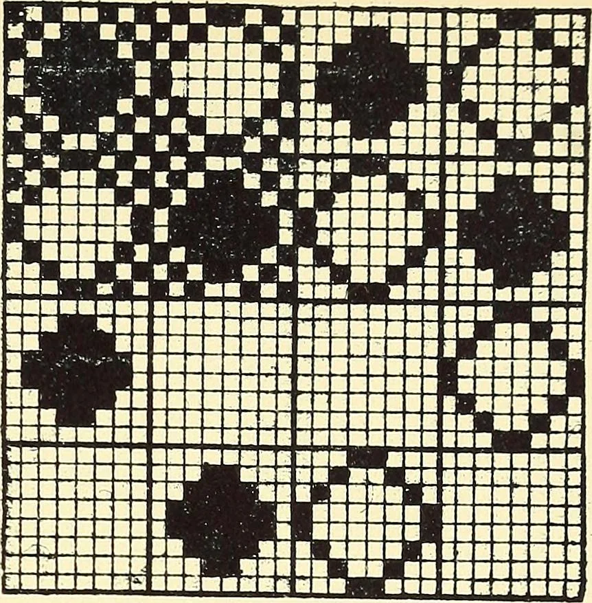 An illustration from Manuscript notes on weaving, 1900, leaf 46