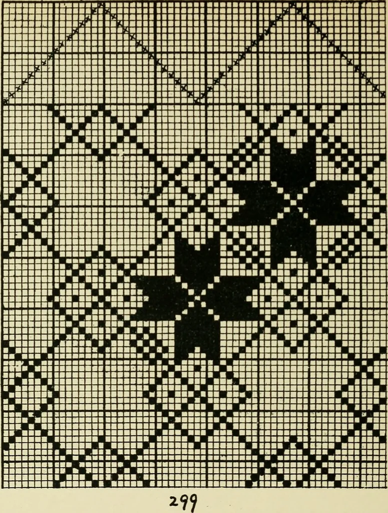 An illustration from Manuscript notes on weaving, 1900, leaf 97