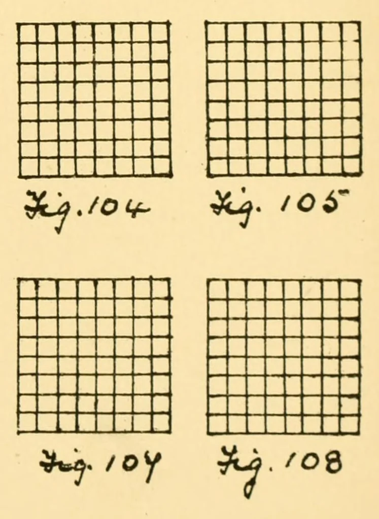 An illustration from Manuscript notes on weaving, 1912, leaf 63