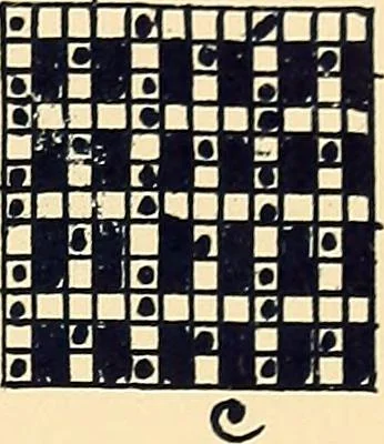 An illustration from Manuscript notes on weaving, 1900, leaf 118
