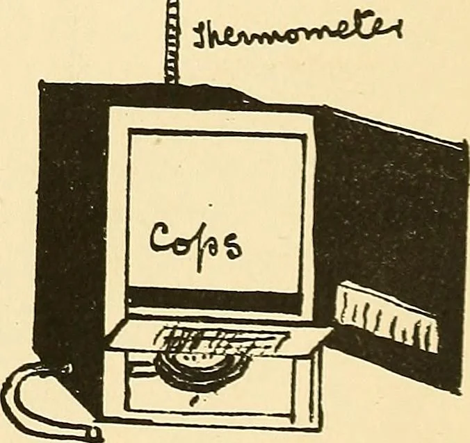 An illustration from Manuscript notes on weaving, 1900, leaf 136