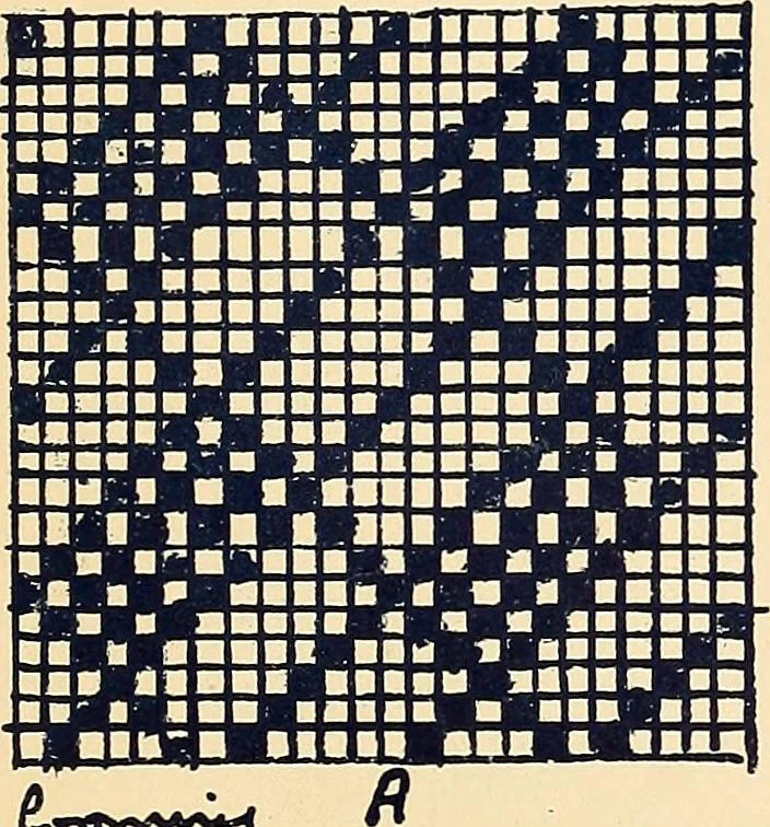 An illustration from Manuscript notes on weaving, 1900, leaf 143