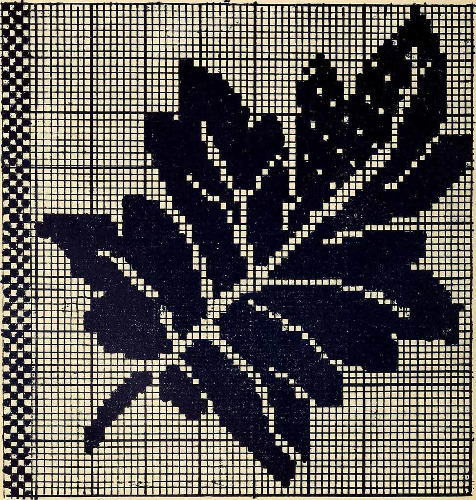An illustration from Manuscript notes on weaving, 1900, leaf 147