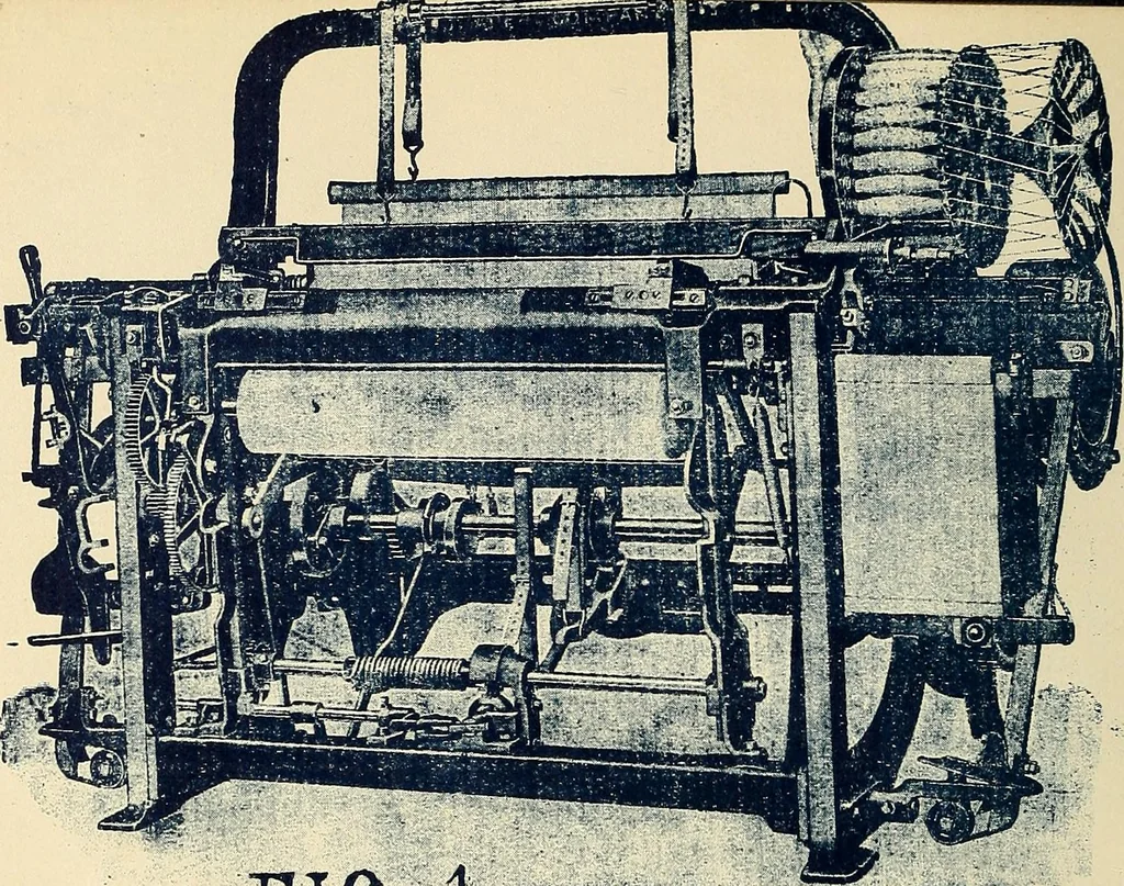 An illustration from Manuscript notes on weaving, 1900, leaf 175