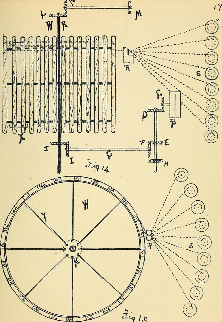 An illustration from Manuscript notes on weaving, 1900, leaf 30