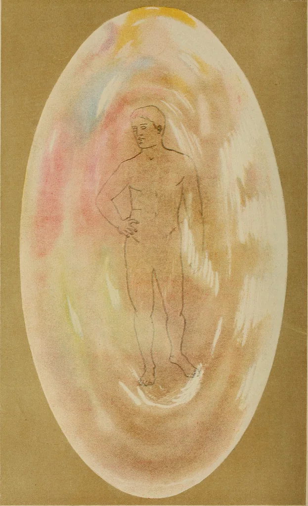 An illustration from Man visible and invisible .., 1903, leaf 117
