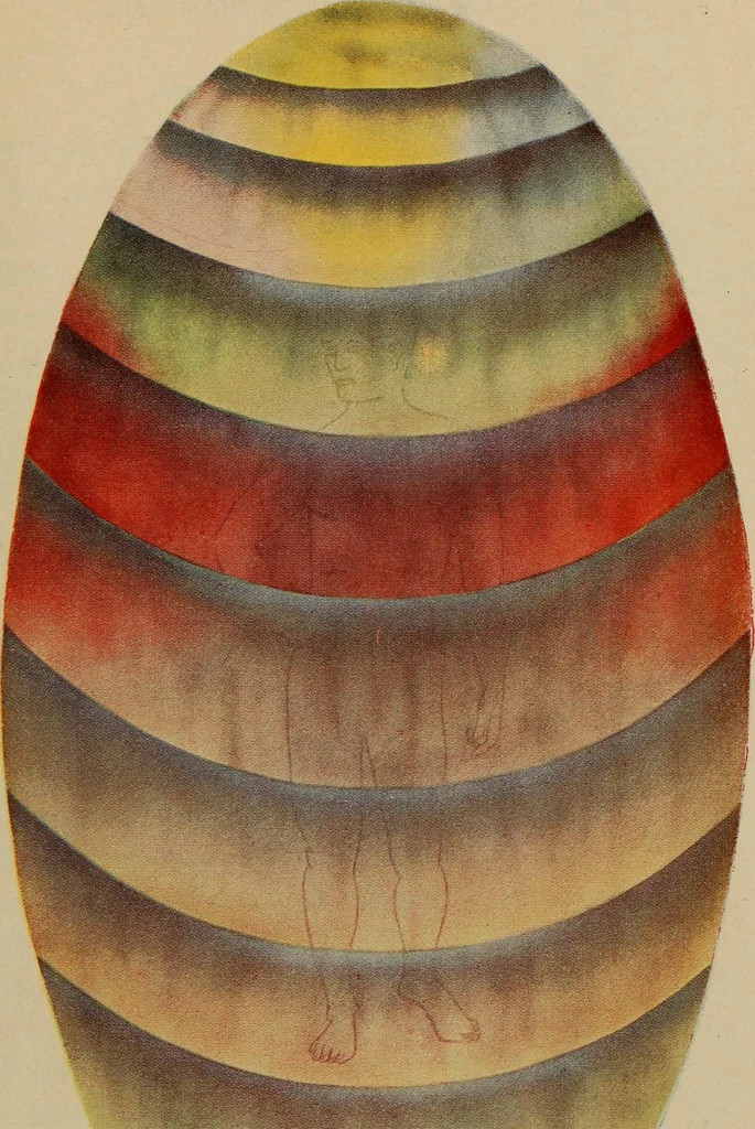 An illustration from Man visible and invisible .., 1903, leaf 160