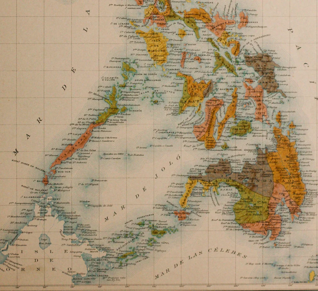 An illustration from Atlas of the Philippine Islands .., 1900, leaf 32
