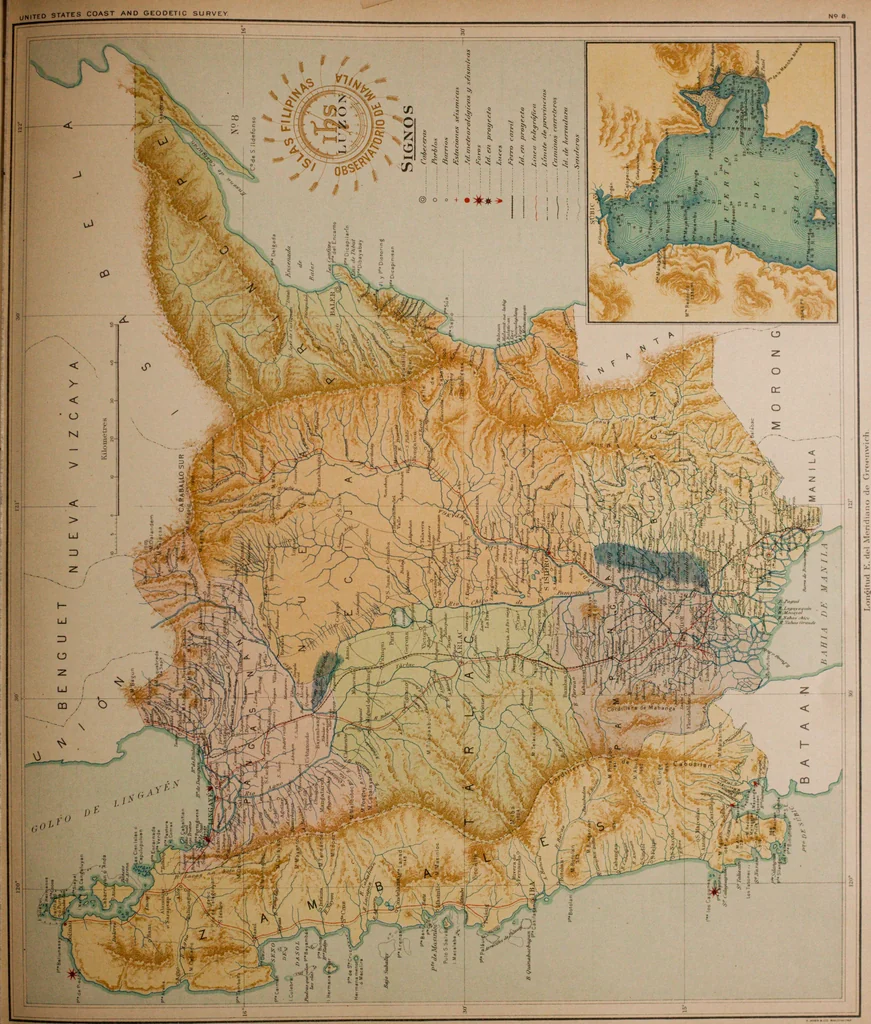 An illustration from Atlas of the Philippine Islands .., 1900, leaf 44