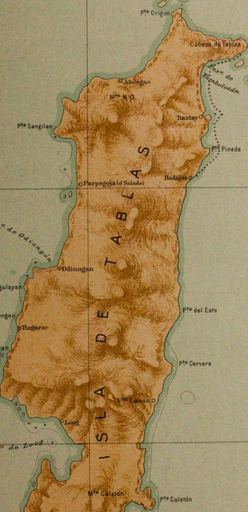 An illustration from Atlas of the Philippine Islands .., 1900, leaf 60